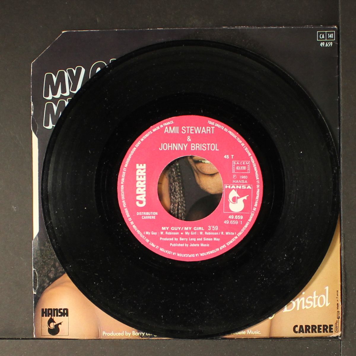 my guy my girl / now by AMII STEWART & JOHNNY BRISTOL