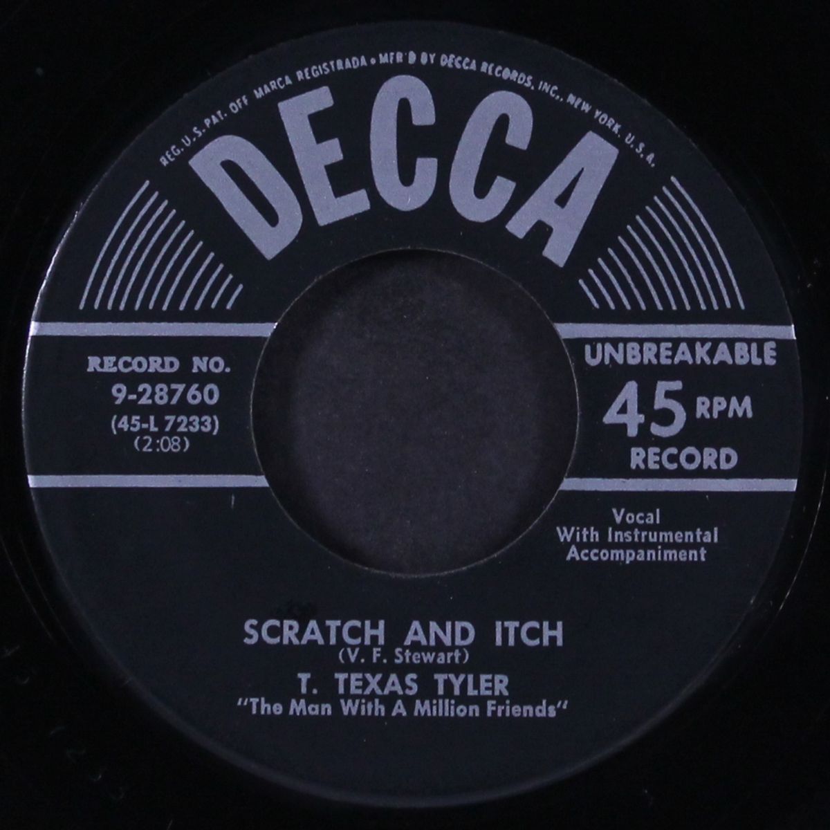 scratch and itch by T. TEXAS TYLER