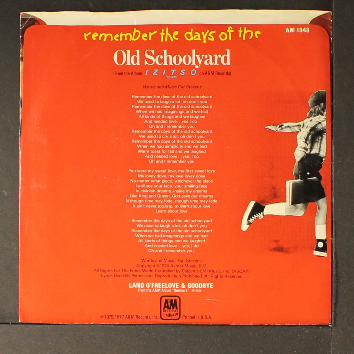 (remember the days of the) old school yard / land o'freelove & goodbye by CAT STEVENS