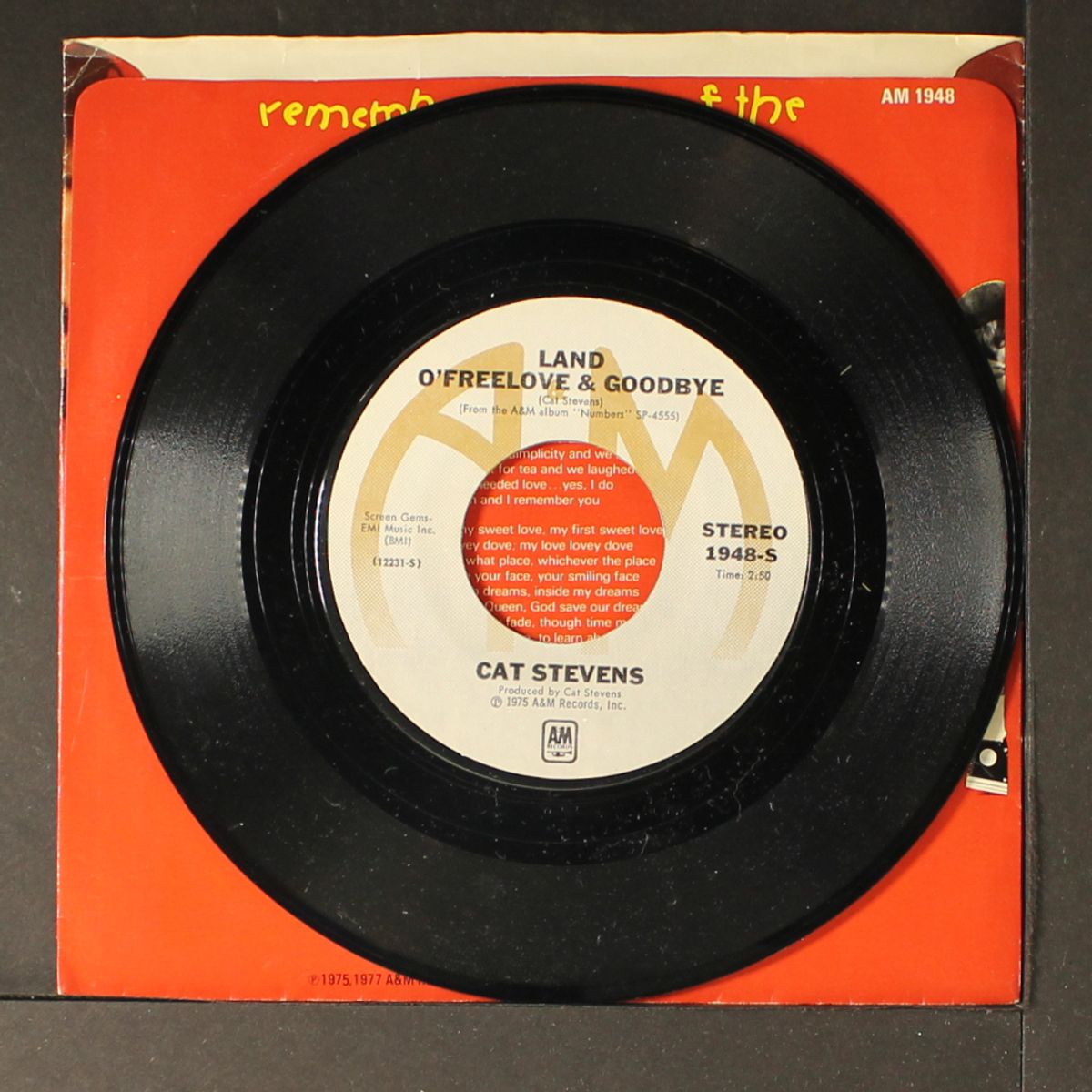 (remember the days of the) old school yard / land o'freelove & goodbye by CAT STEVENS