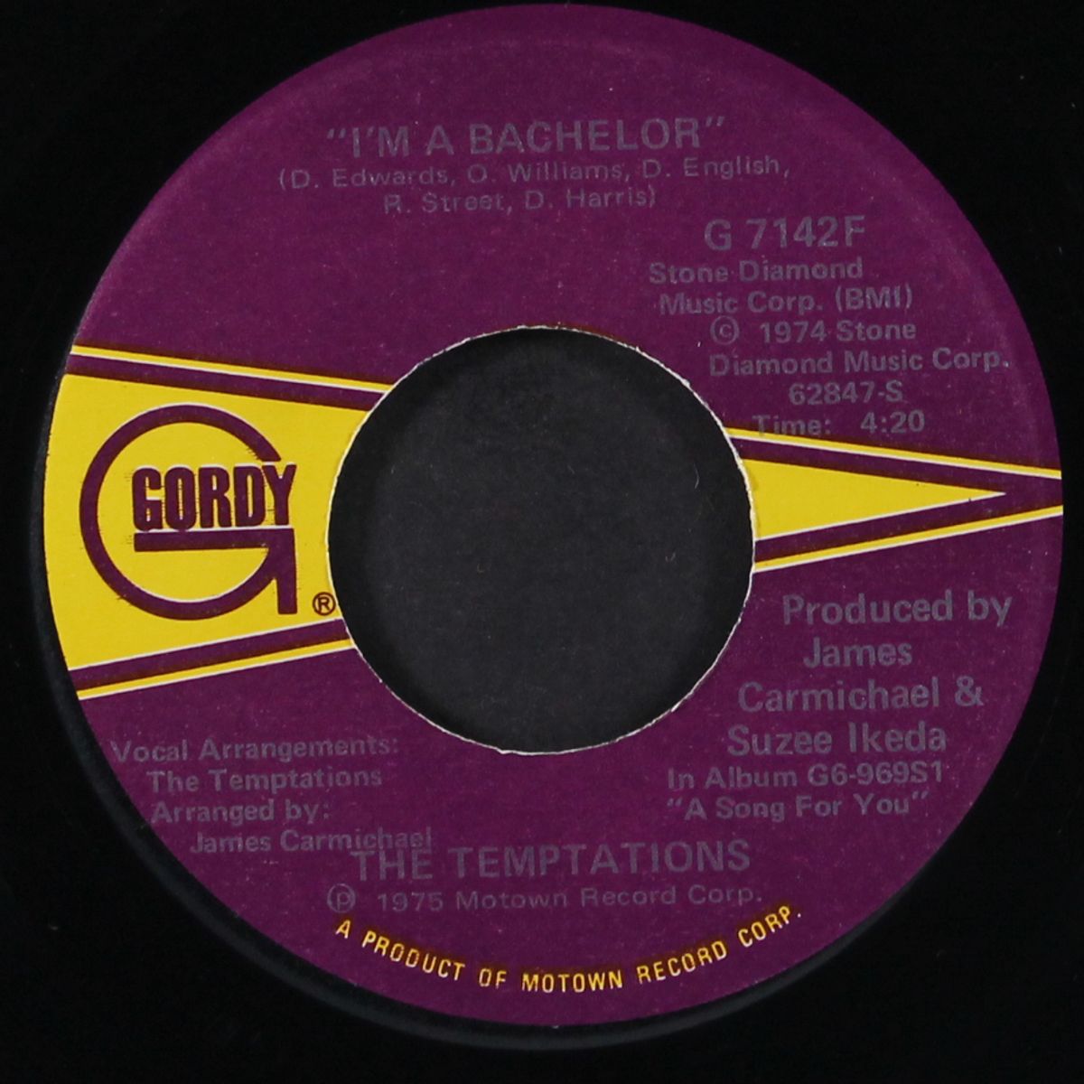 shakey ground / i'm a bachelor by TEMPTATIONS