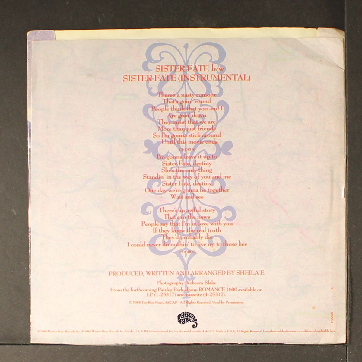 sister fate by SHEILA E.