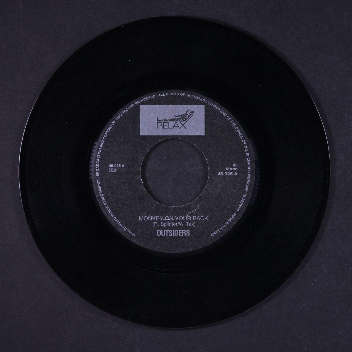 monkey on your back / what's wrong with you by OUTSIDERS
