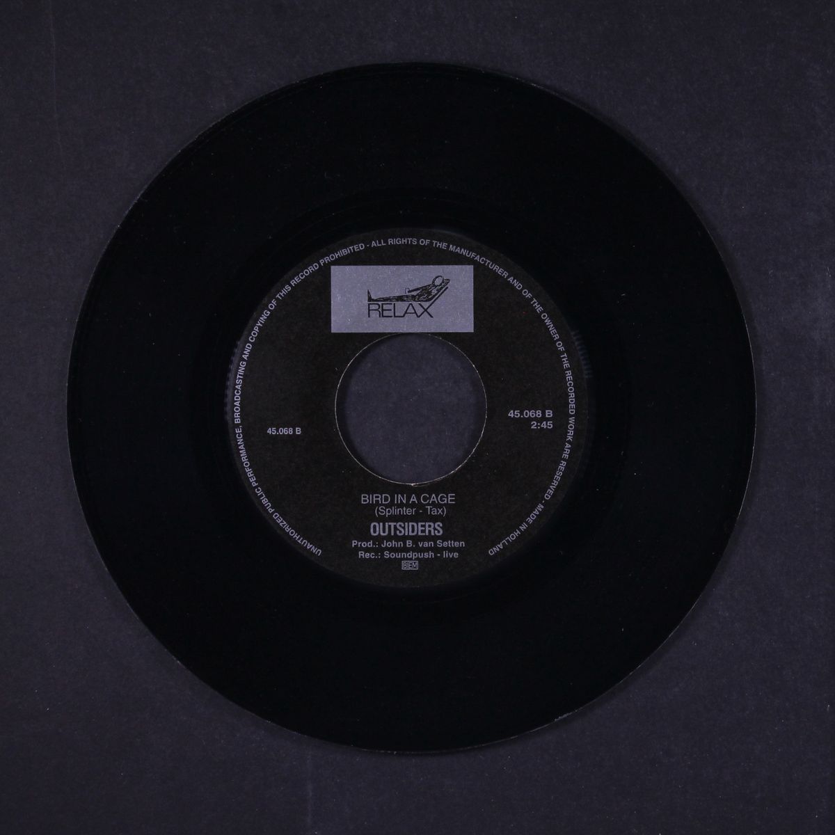 don't you worry about me / bird in a cage by OUTSIDERS