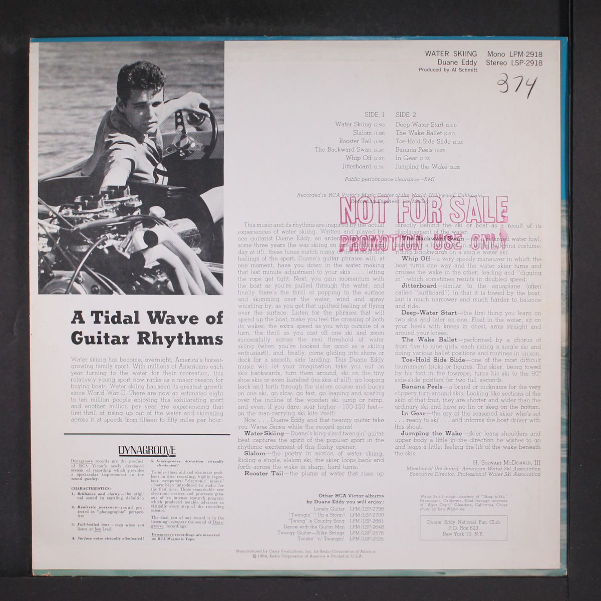 water skiing by DUANE EDDY