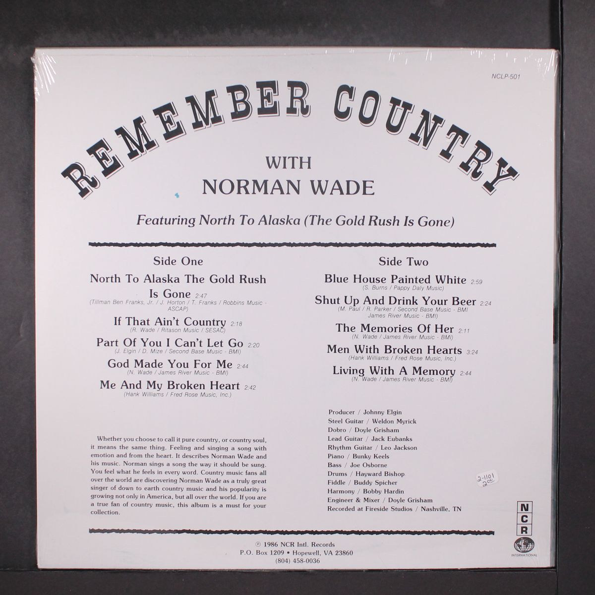 remember country by NORMAN WADE
