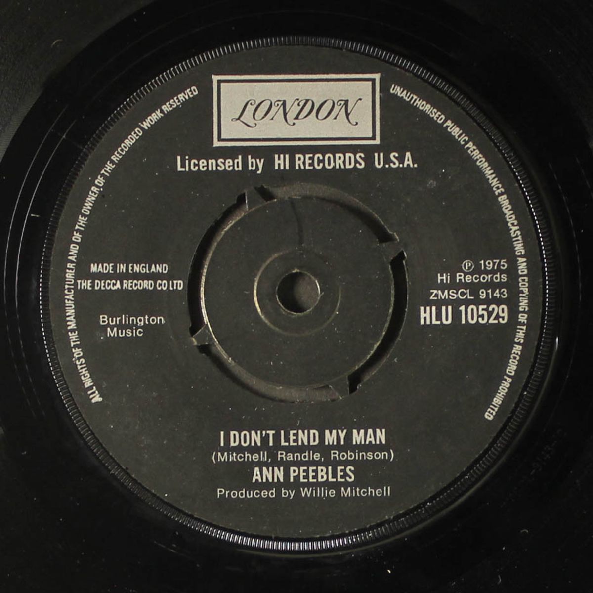 i don't lend my man / i needed somebody by ANN PEEBLES