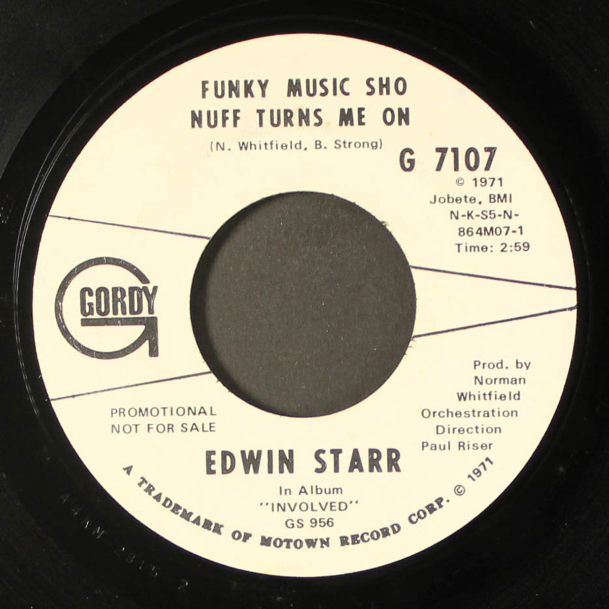 funky music sho nuff turns me on by EDWIN STARR