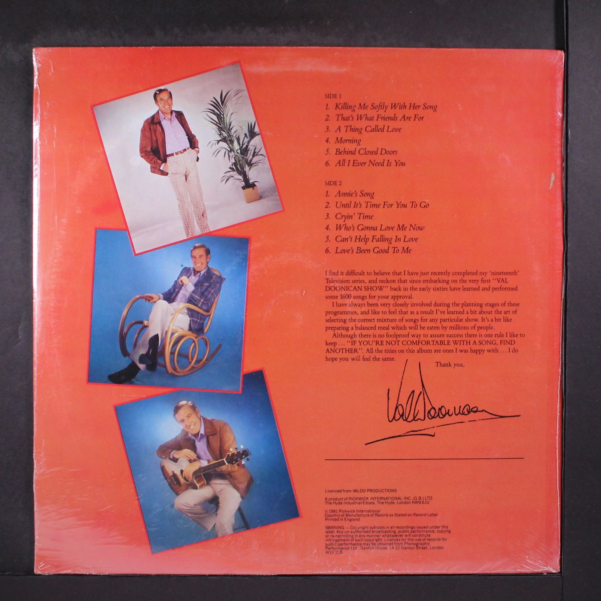 mr. music man by VAL DOONICAN