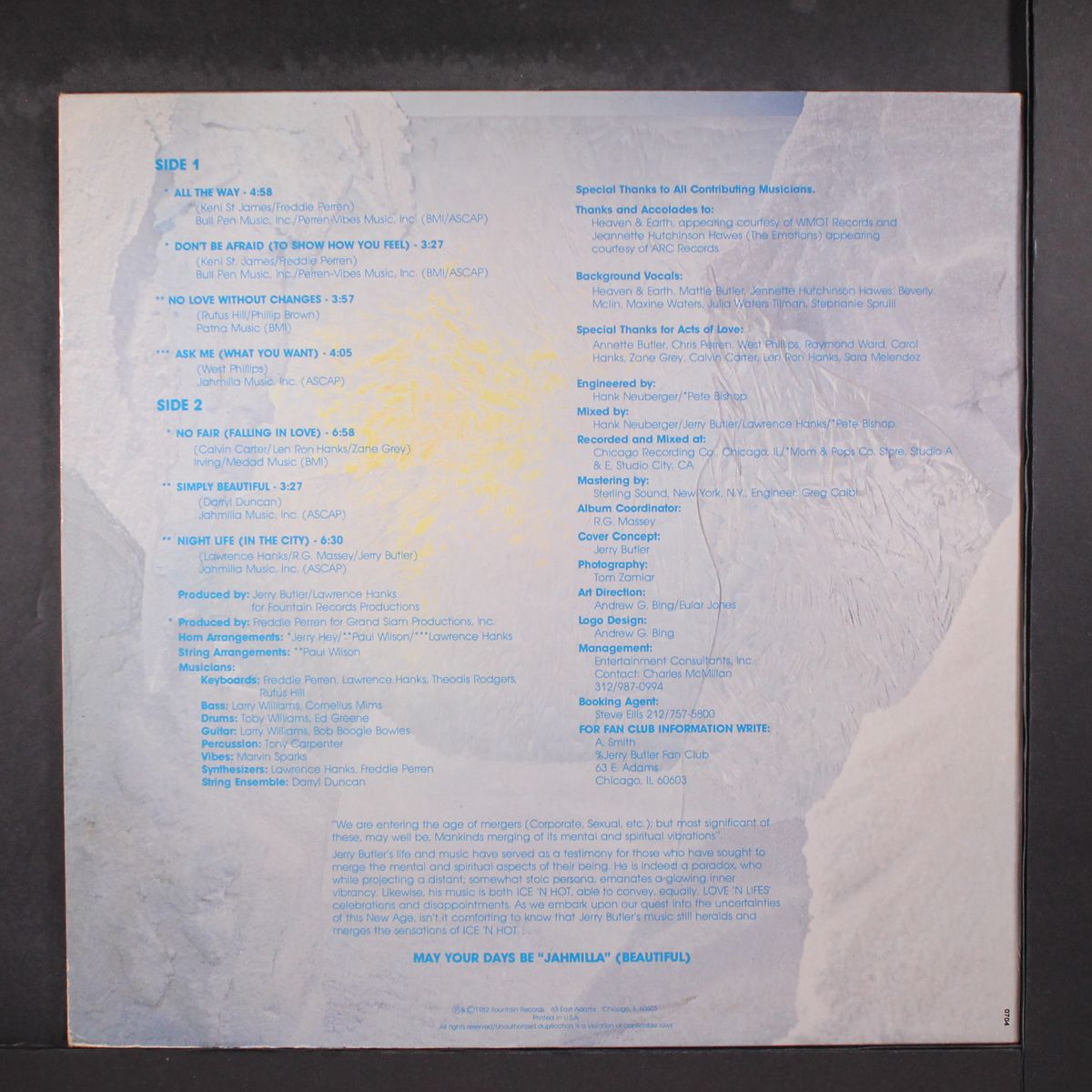 ice 'n hot by JERRY BUTLER