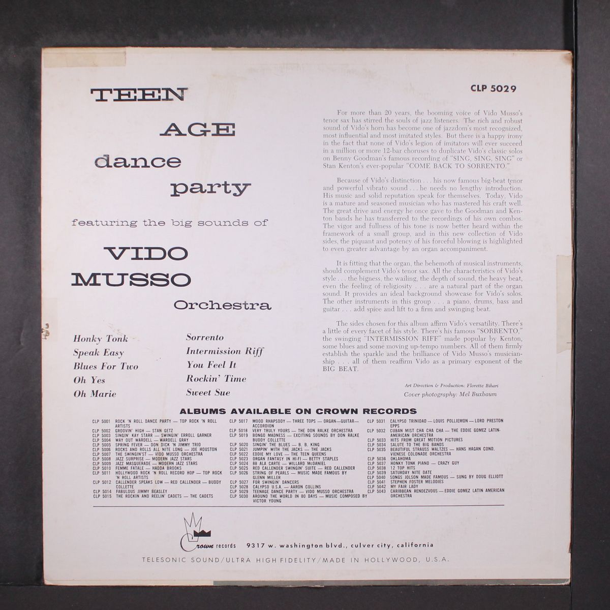 teen age dance party by VIDO MUSSO