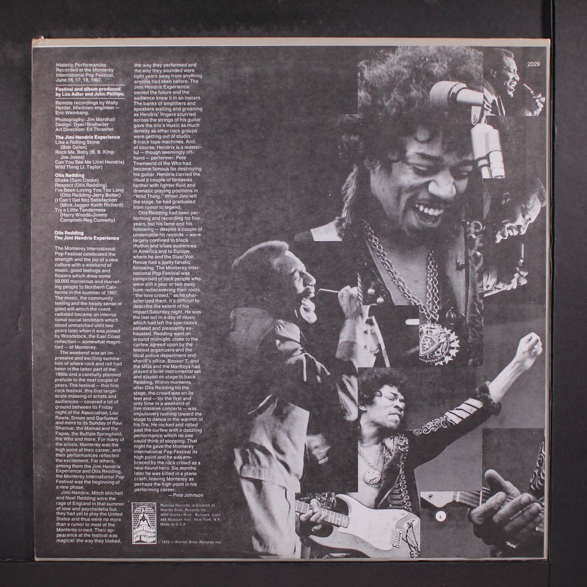 monterey international pop festival by JIMI HENDRIX EXPERIENCE, OTIS REDDING