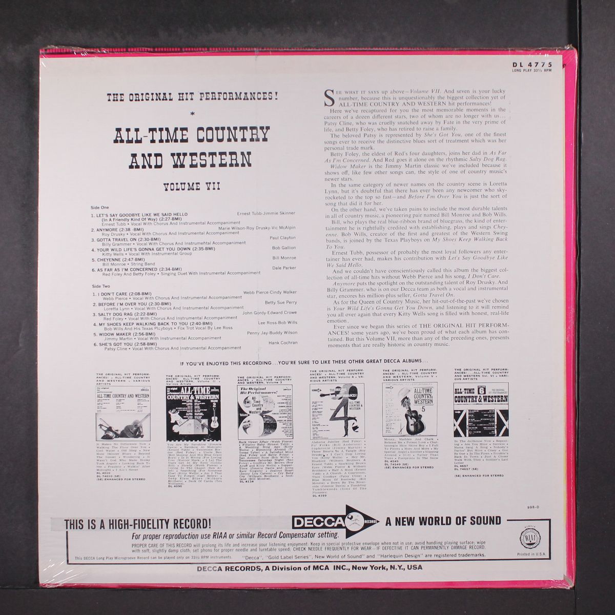 all-time country and western, vol. 7 by VARIOUS