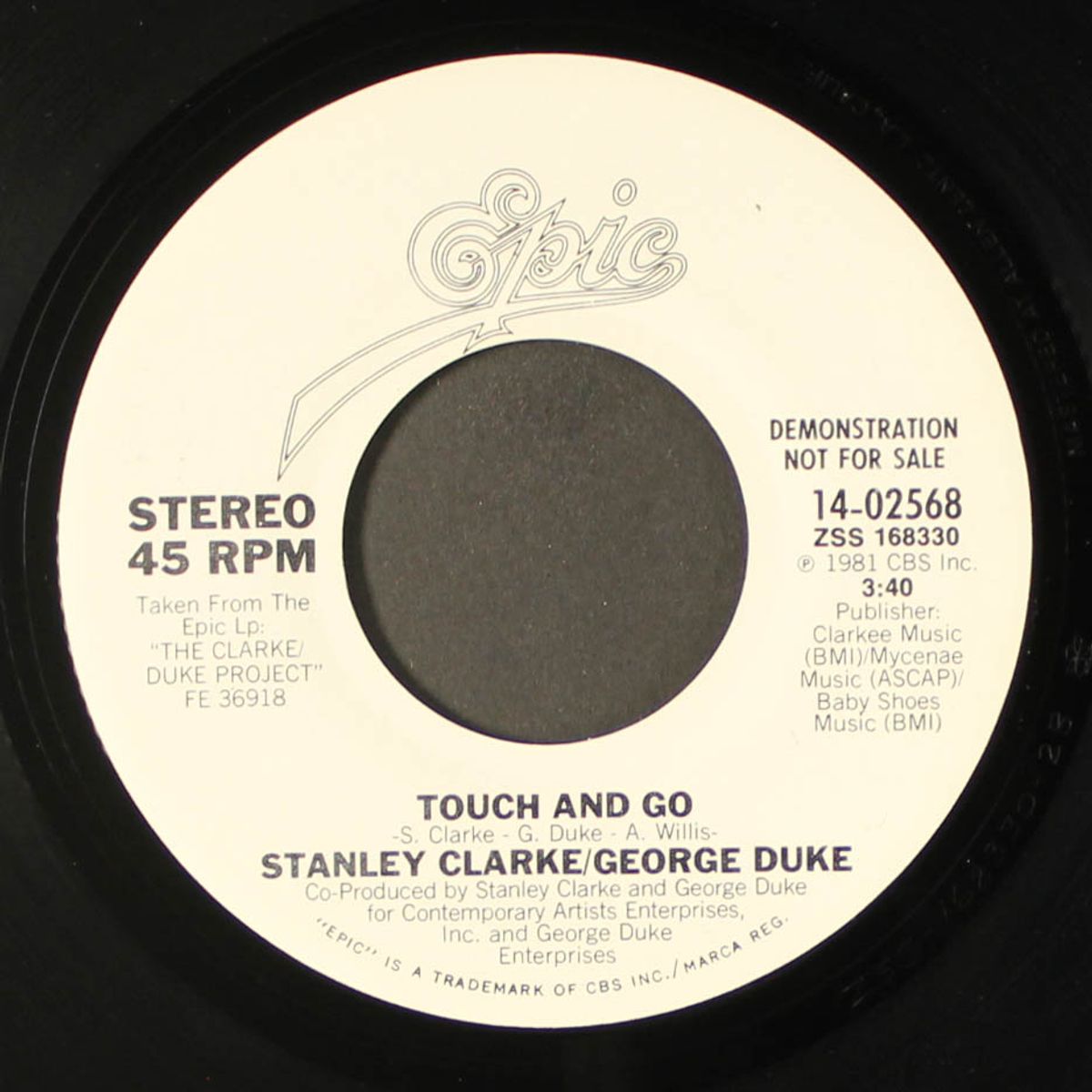 touch and go / same by STANLEY CLARKE & GEORGE DUKE
