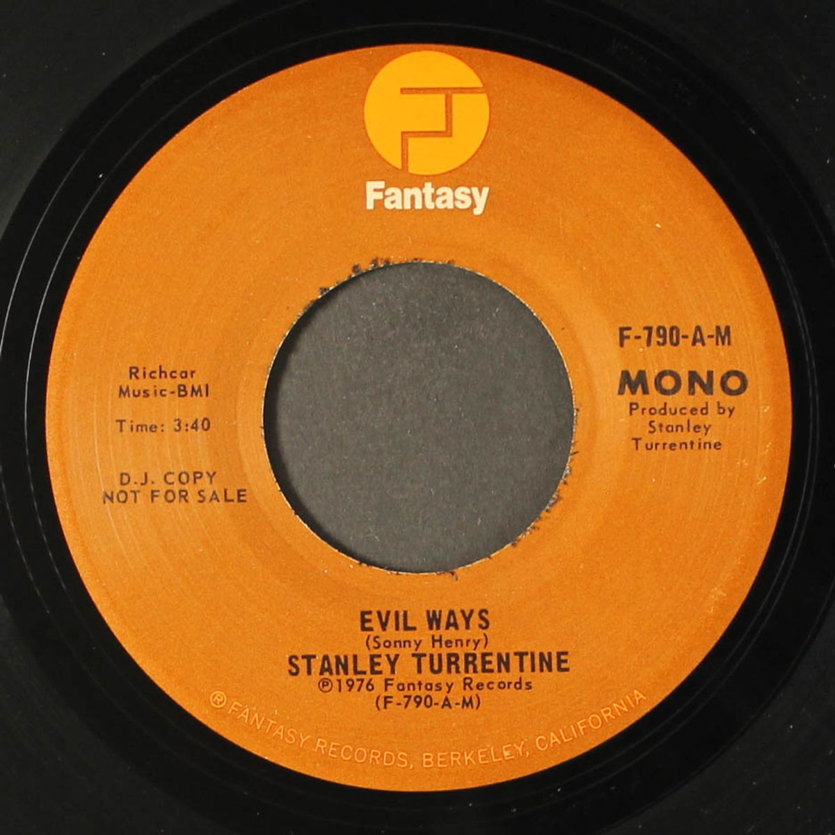 evil ways / love hangover by STANLEY TURRENTINE