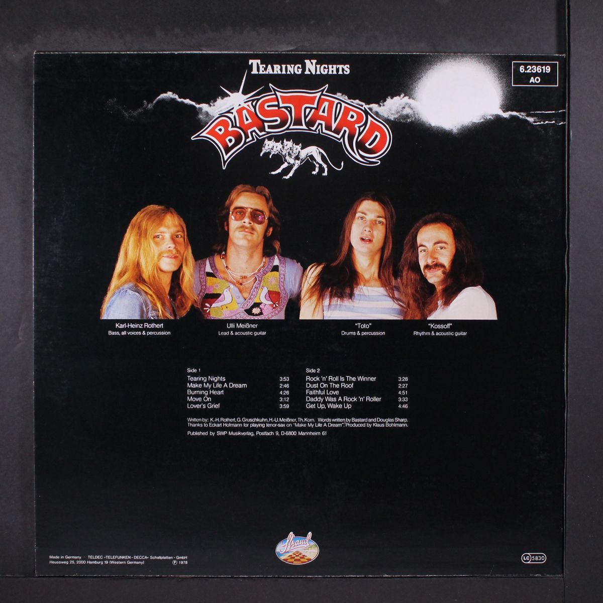 tearing nights by BASTARD