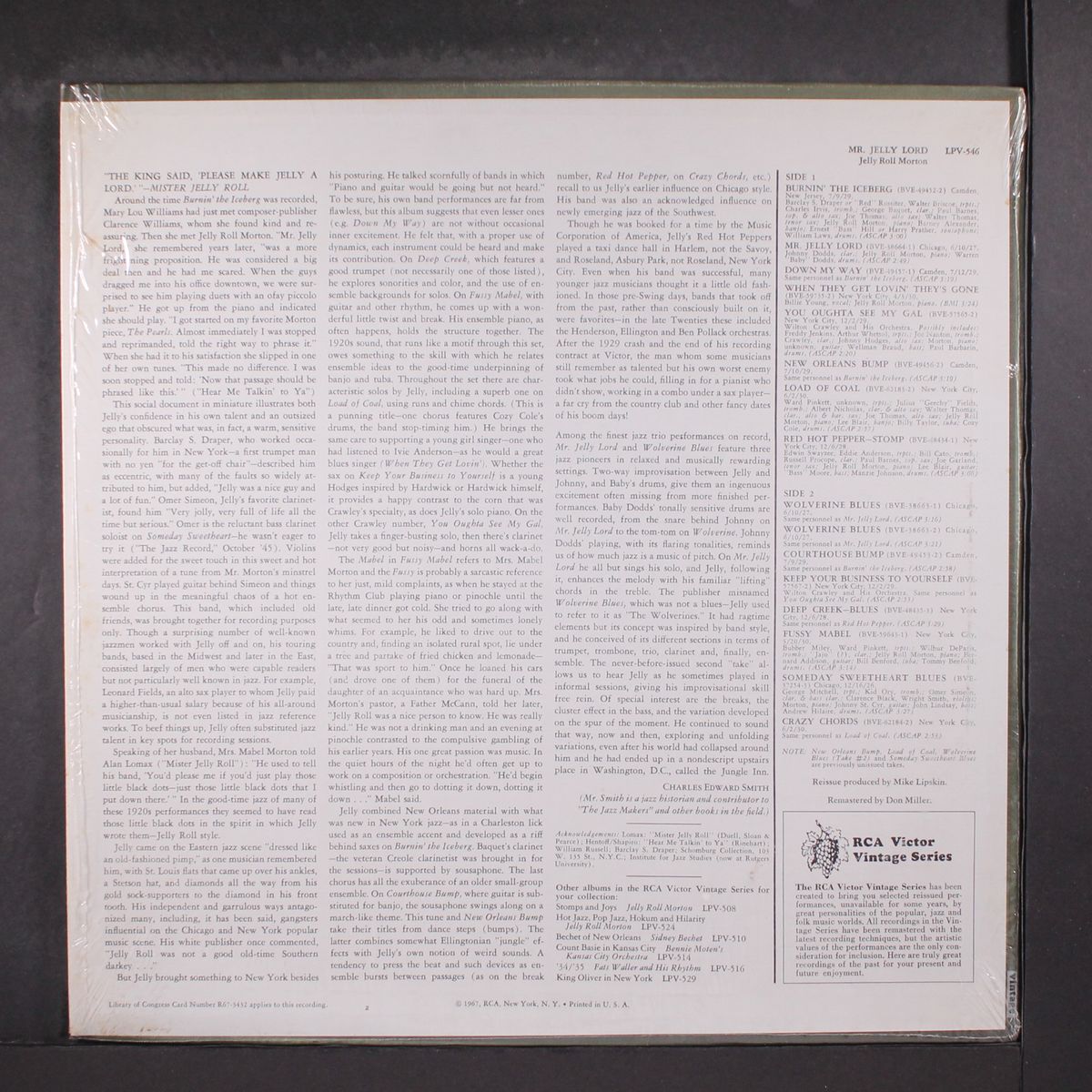 mr. jelly lord by JELLY ROLL MORTON
