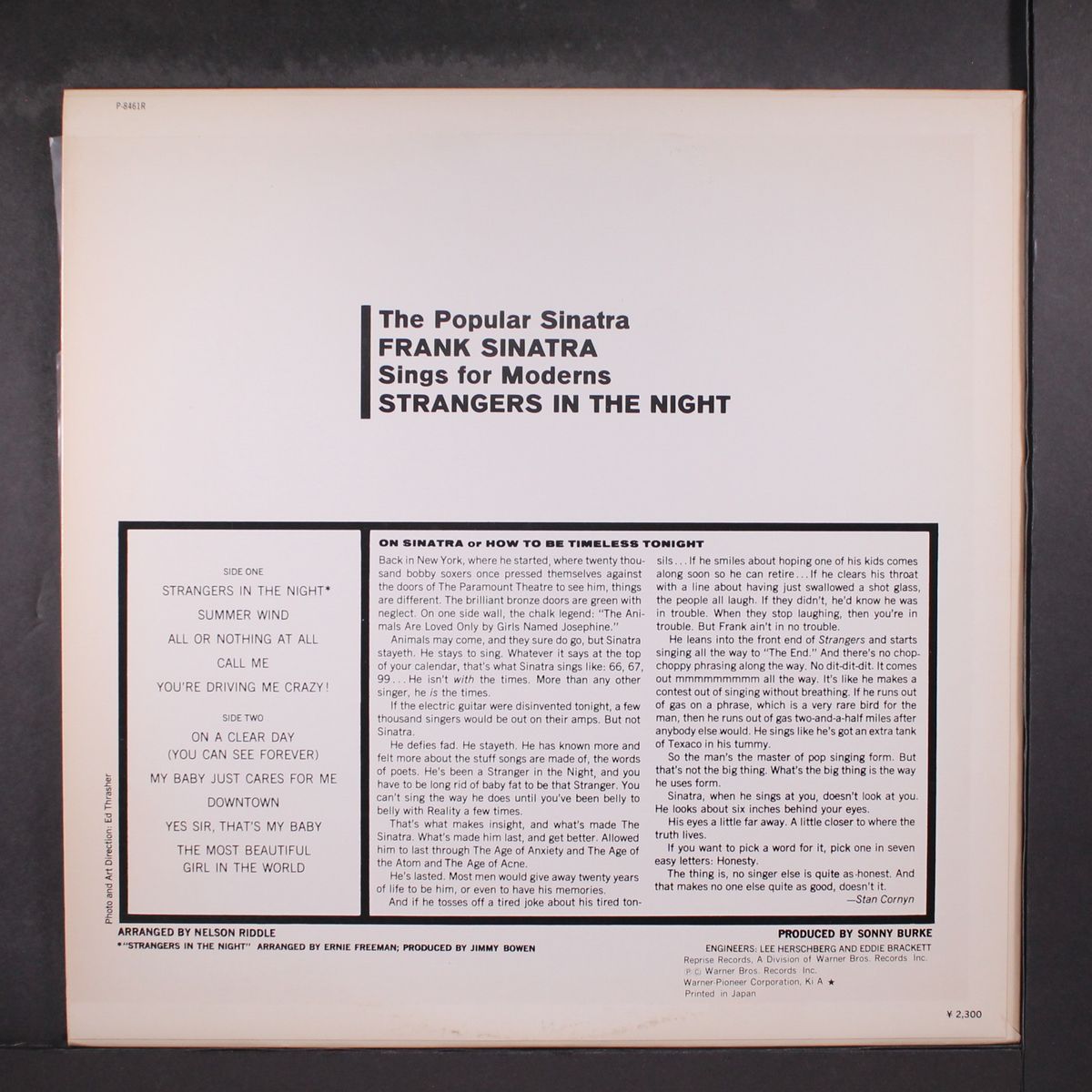 strangers in the night by FRANK SINATRA