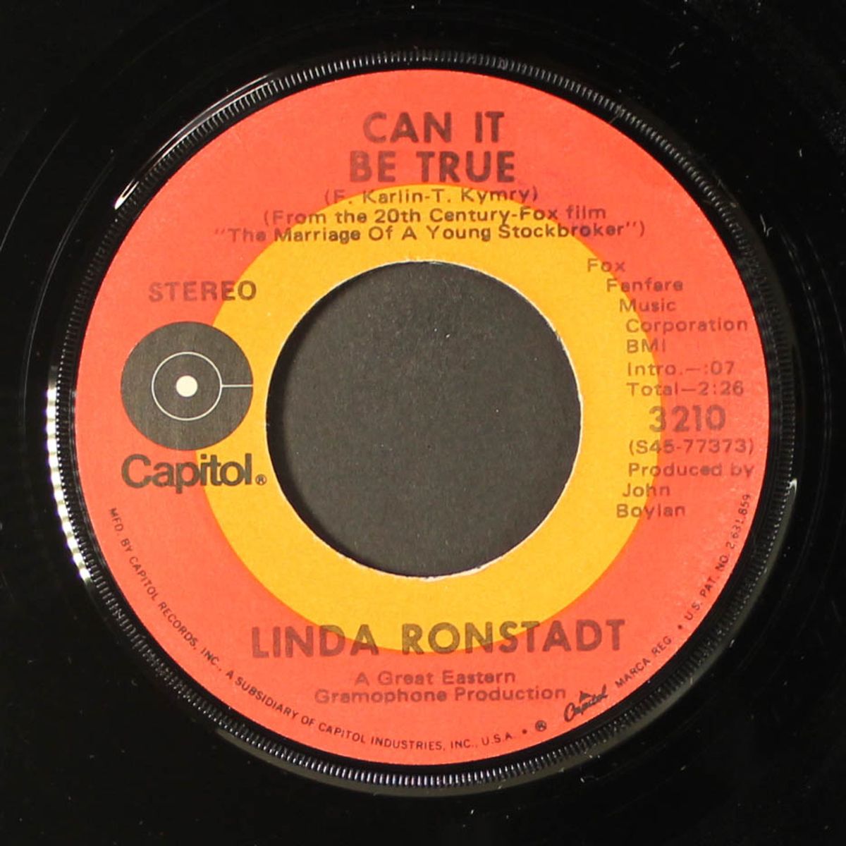 i fall to pieces / can it be true by LINDA RONSTADT