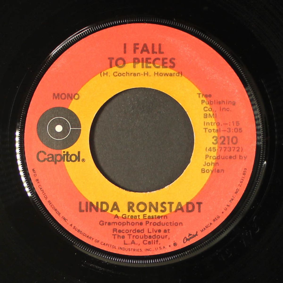 i fall to pieces / can it be true by LINDA RONSTADT
