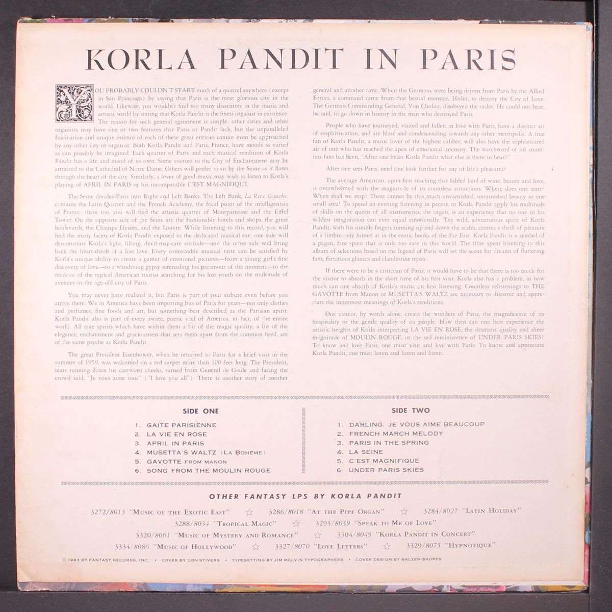 in paris by KORLA PANDIT