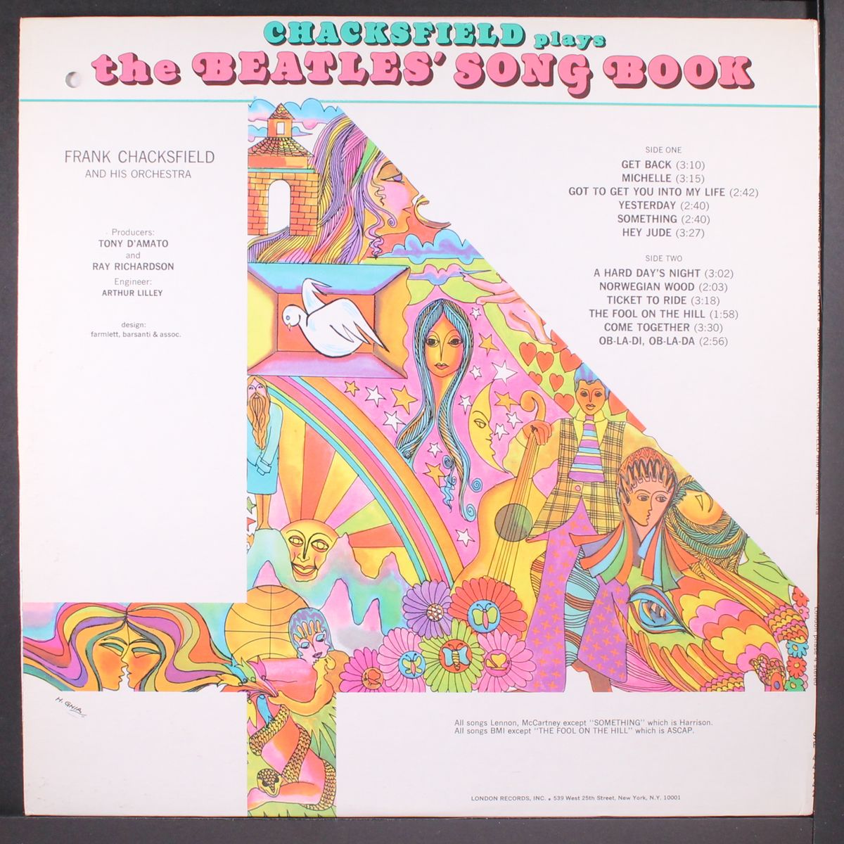 plays the beatles songbook by FRANK CHACKSFIELD
