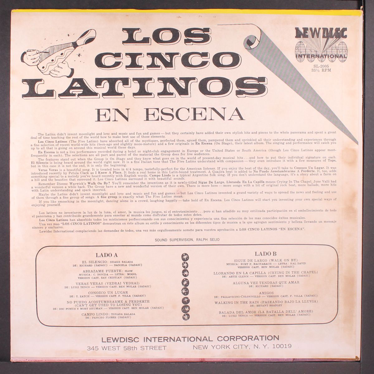 en escena by LOS CINCO LATINOS