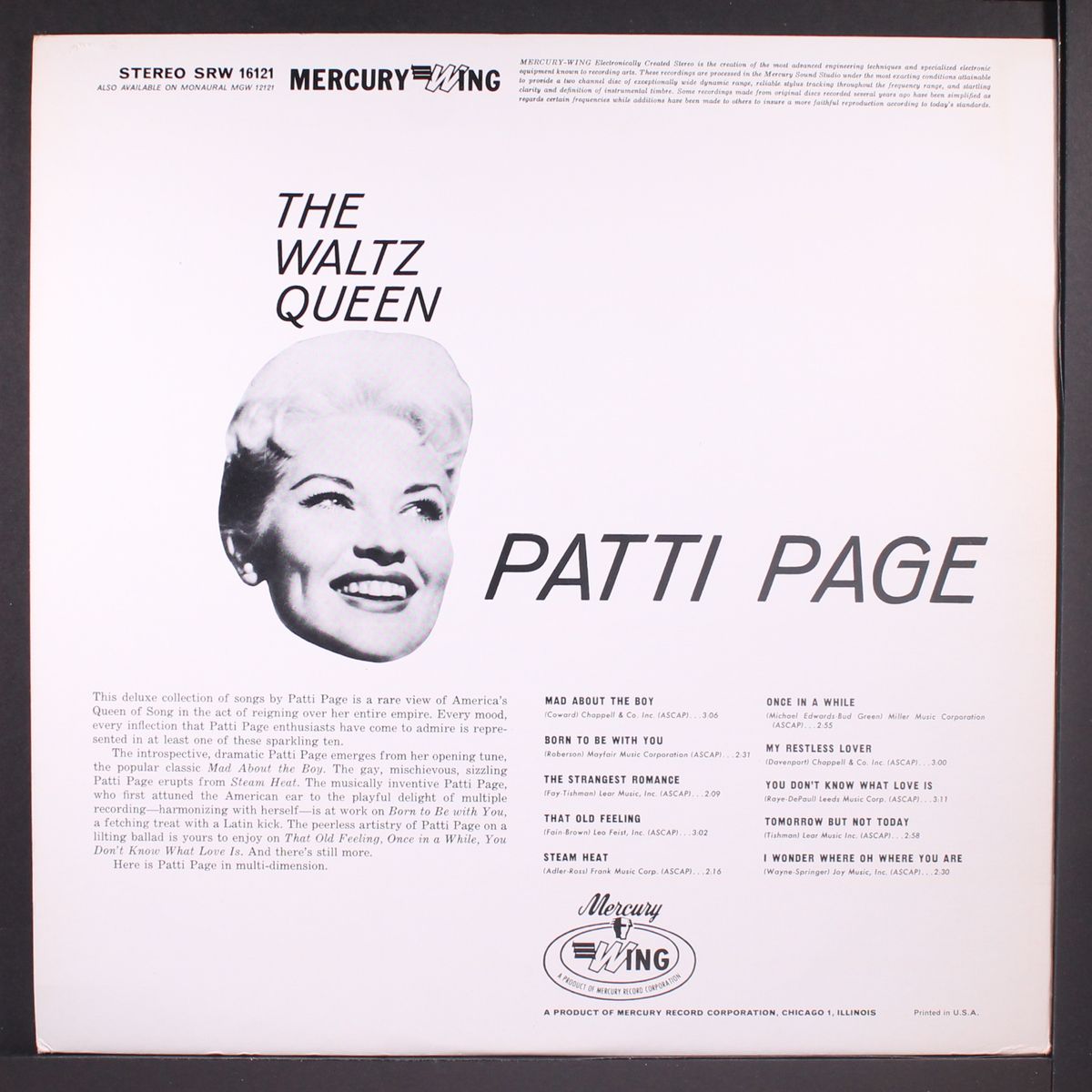 the waltz queen by PATTI PAGE
