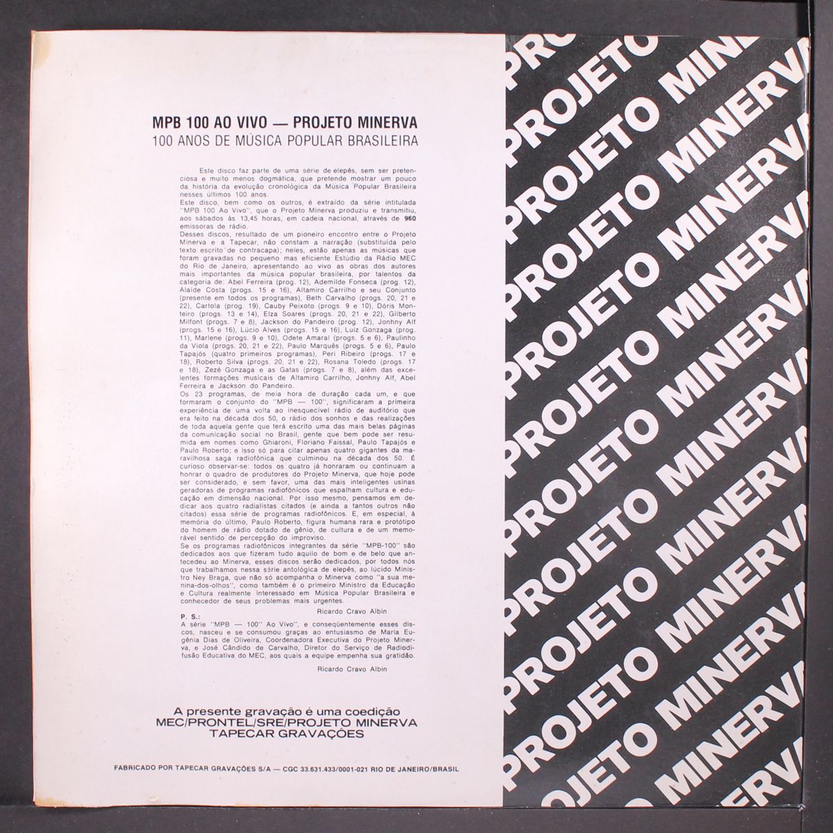 100 naos de musica popular brasileira by VARIOUS