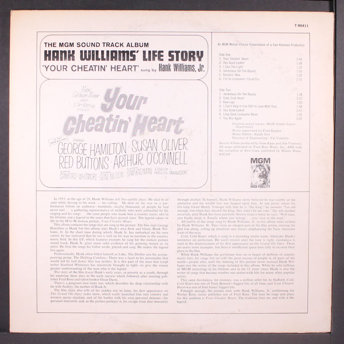 your cheatin' heart by HANK WILLIAMS JR.