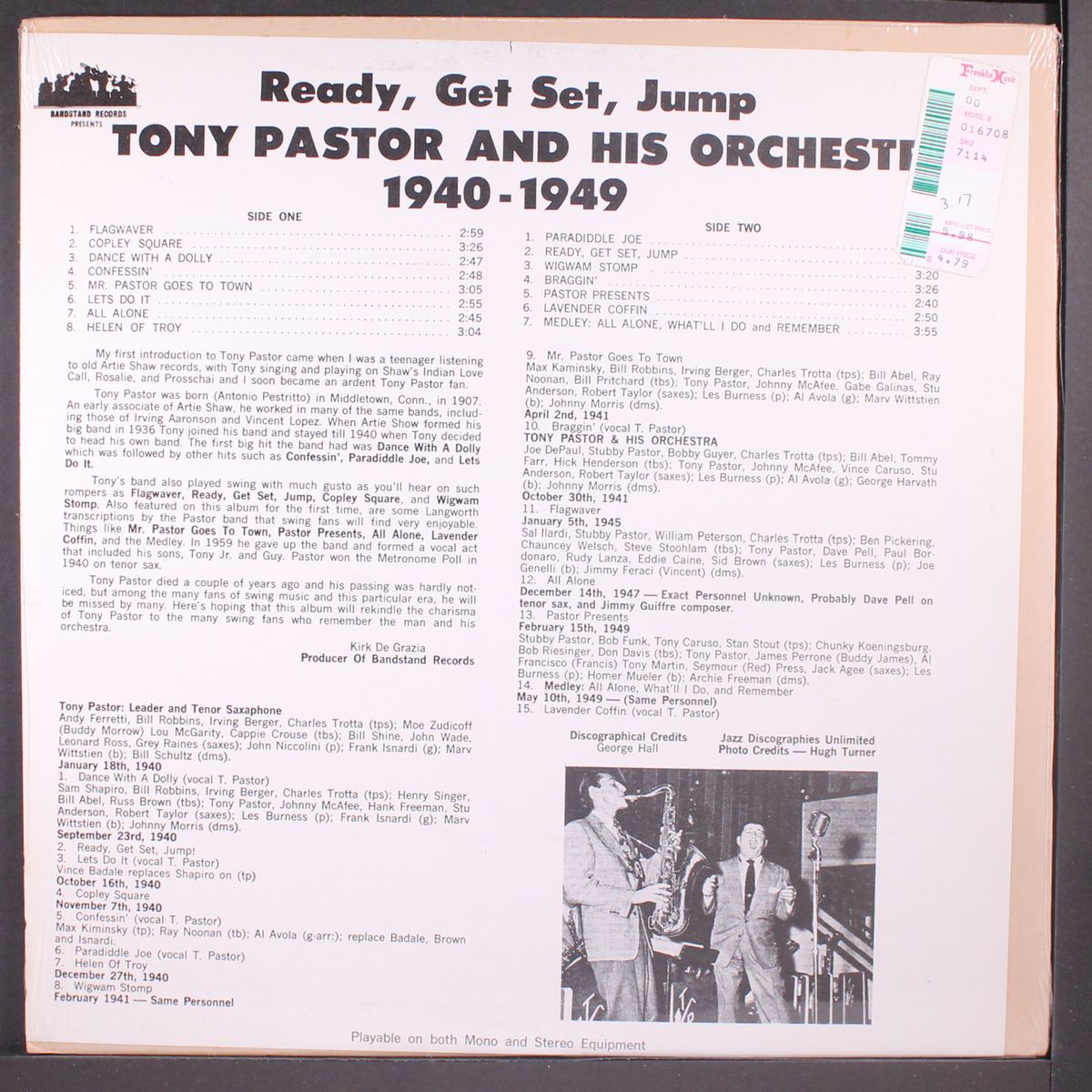 ready, get set, jump by TONY PASTOR