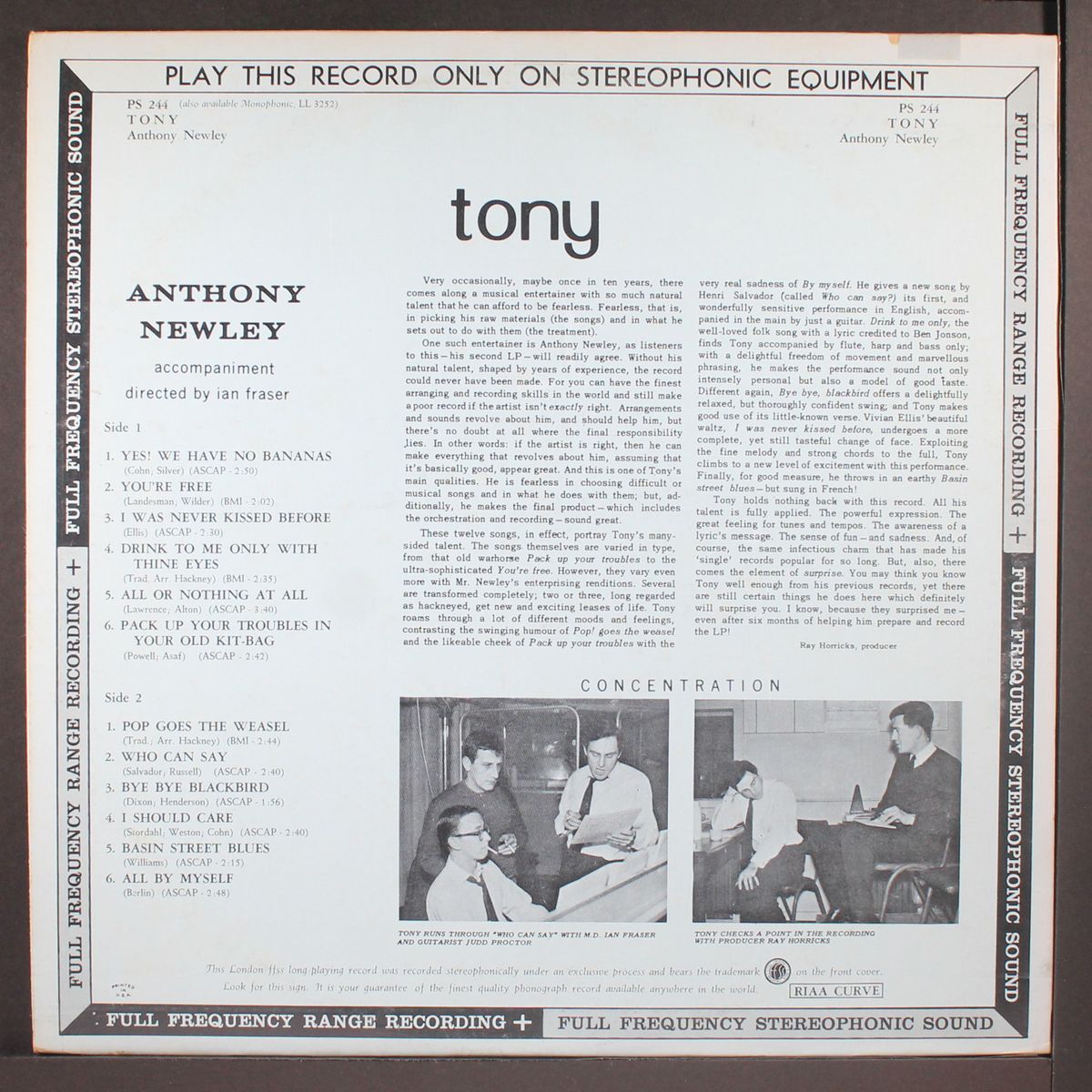 tony by ANTHONY NEWLEY