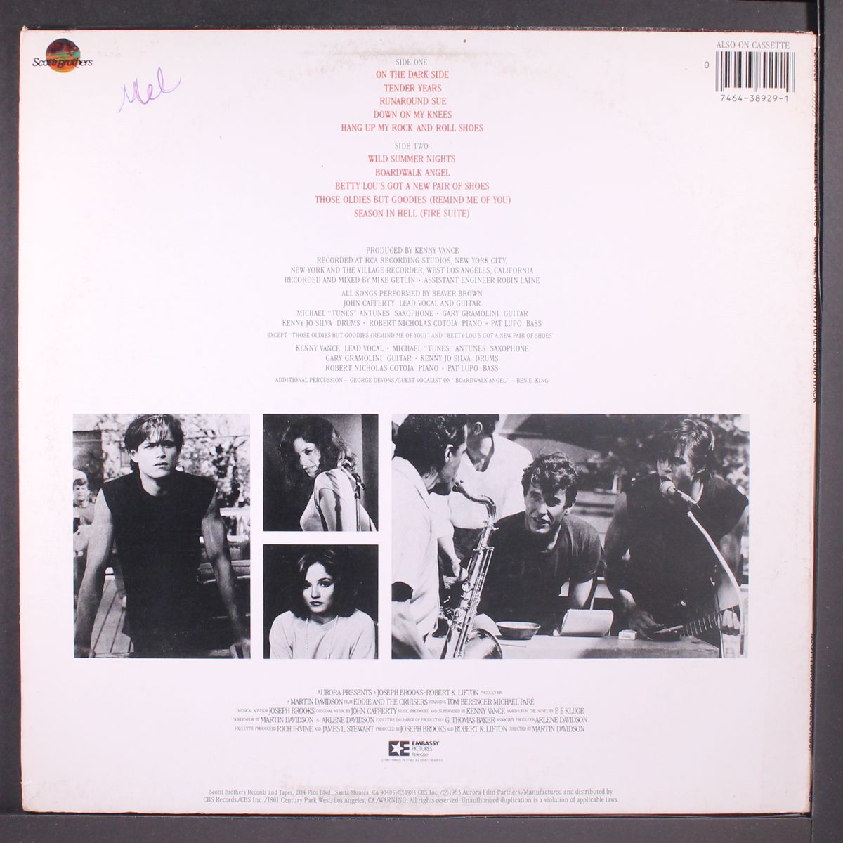 eddie and the cruisers by SOUNDTRACK
