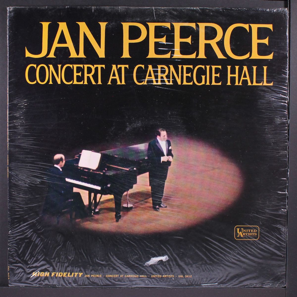 concert at carnegie hall by JAN PEERCE