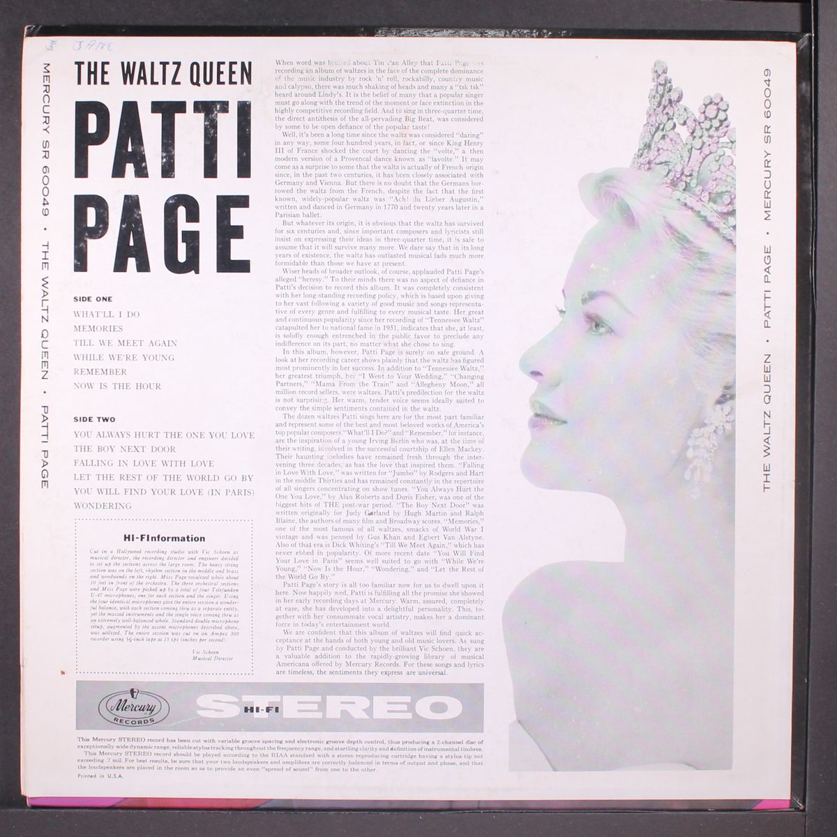 the waltz queen by PATTI PAGE