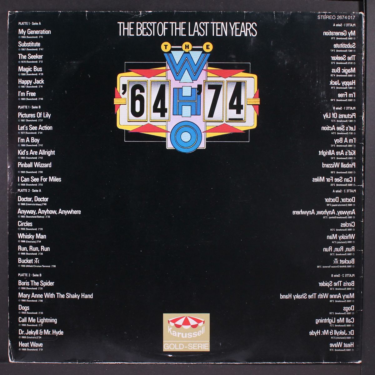 best of the last ten years by WHO