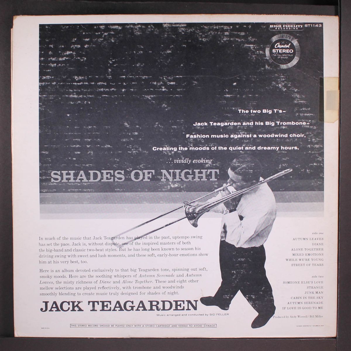 shades of night by JACK TEAGARDEN