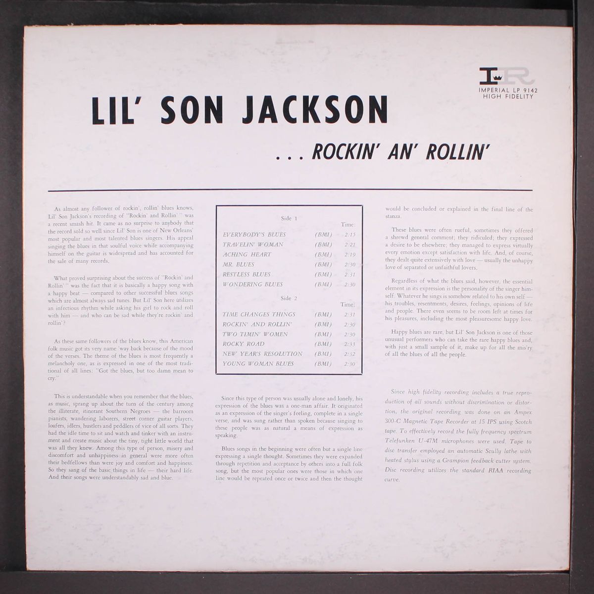 rockin' an' rollin' by LIL' SON JACKSON