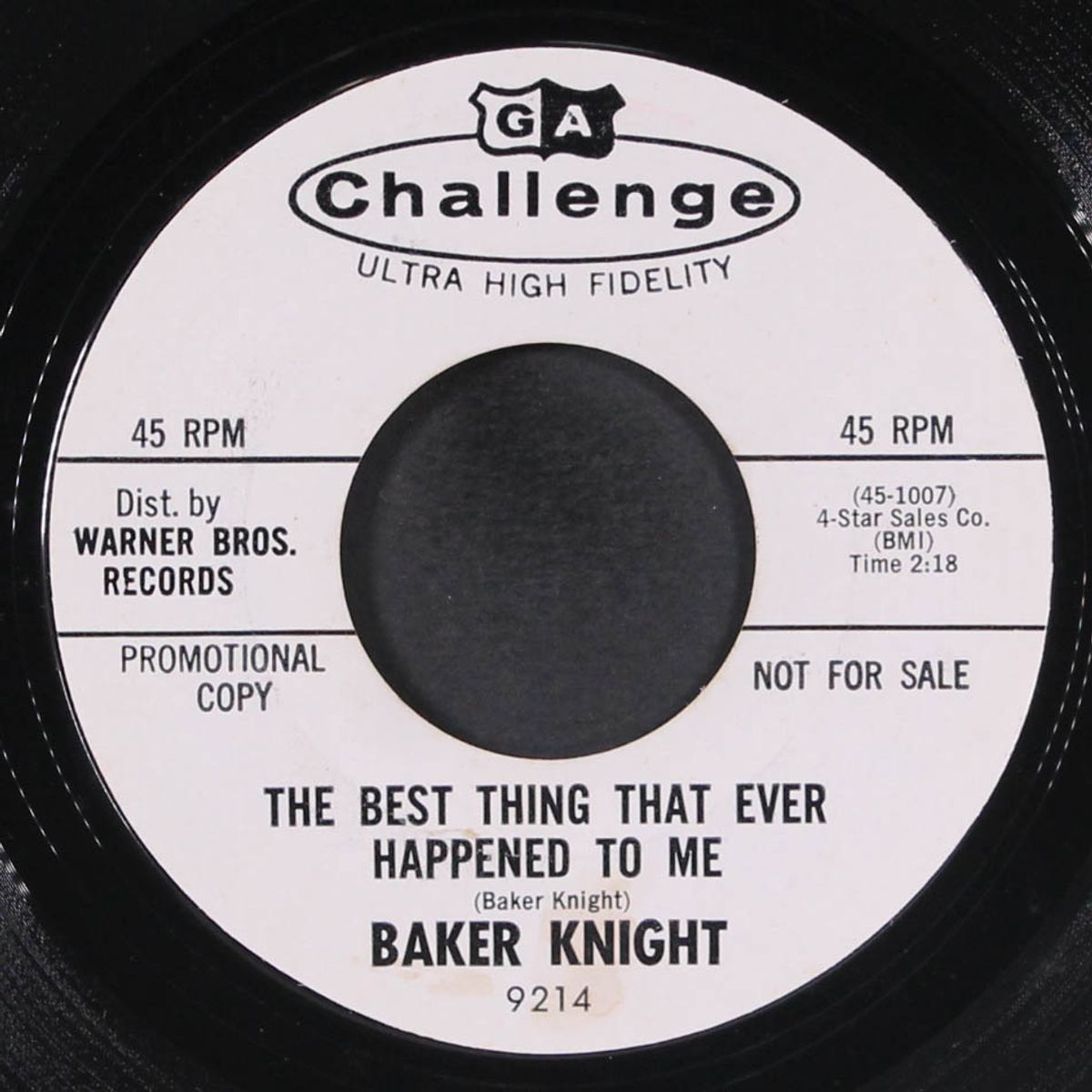 my memories of you / the best thing that ever happened to me by BAKER KNIGHT