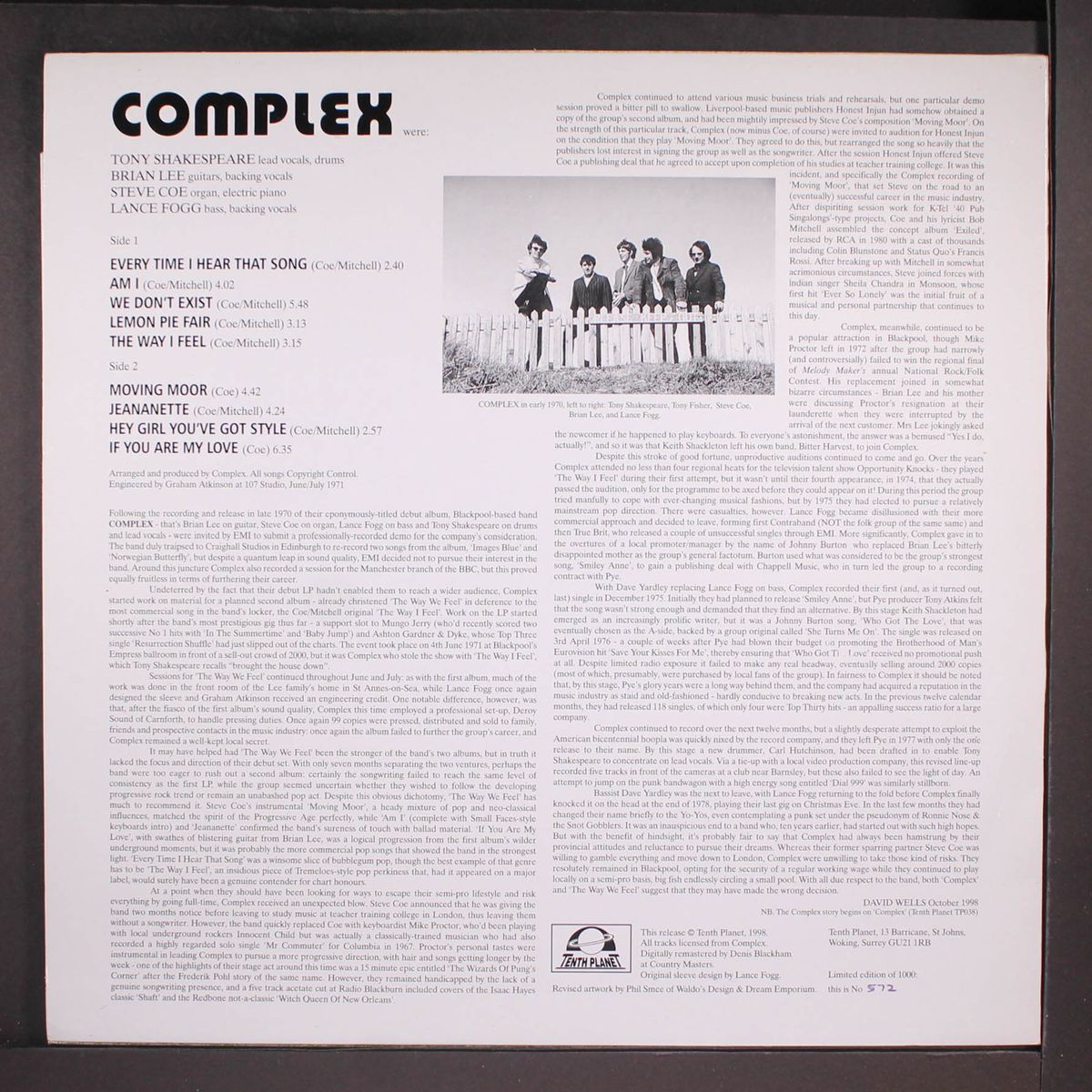 the way we feel by COMPLEX