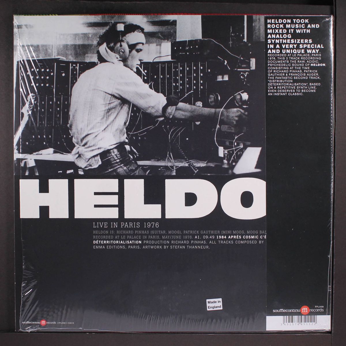 live in paris 1976 by HELDON