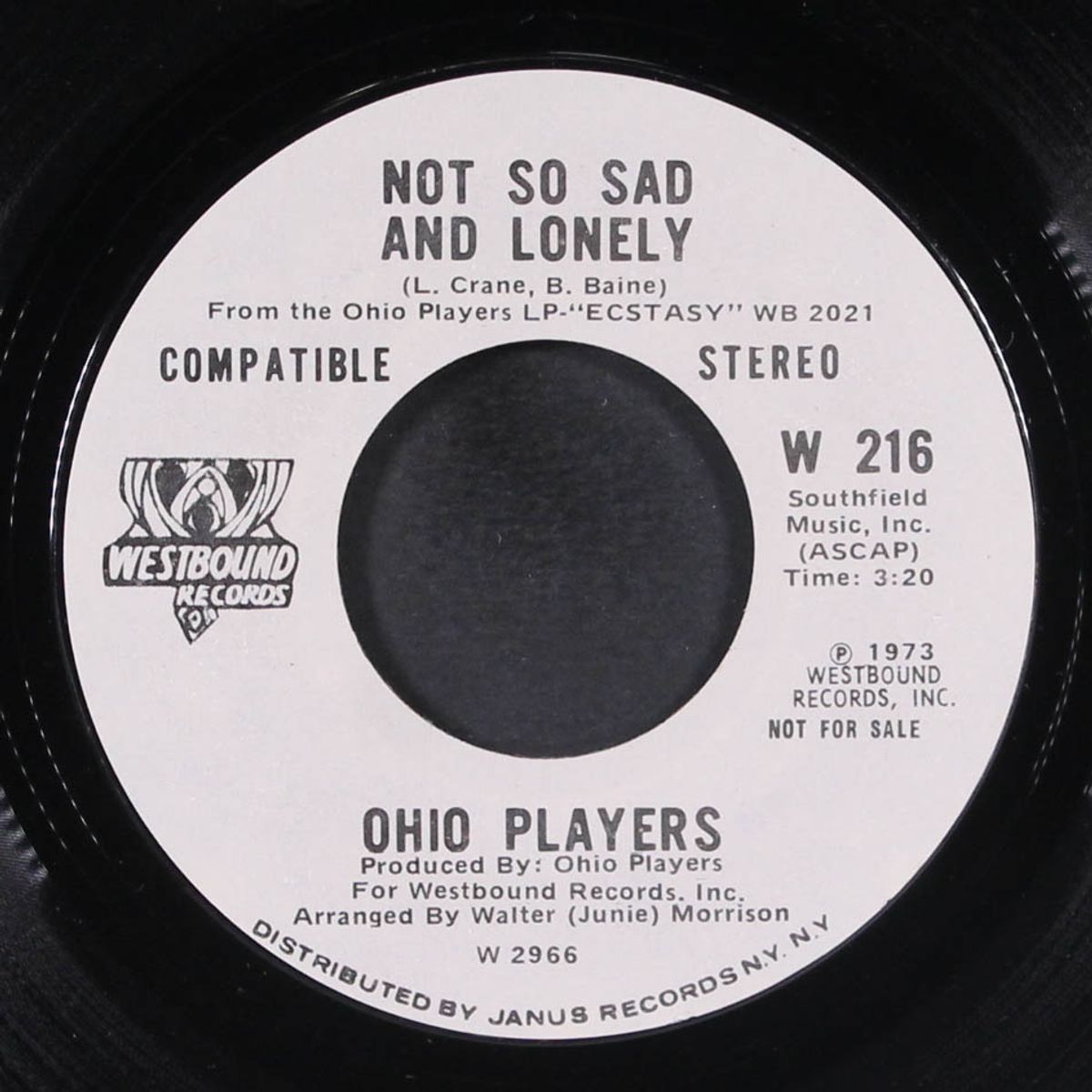 ecstasy / not so sad and lonely by OHIO PLAYERS