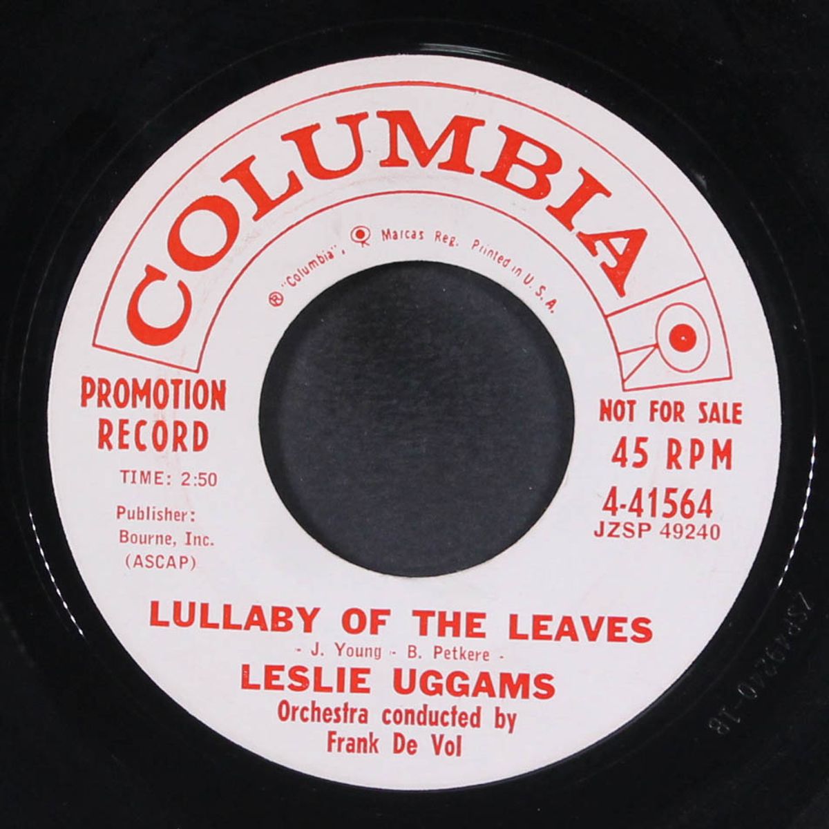 lullaby of the leaves / the carefree years by LESLIE UGGAMS