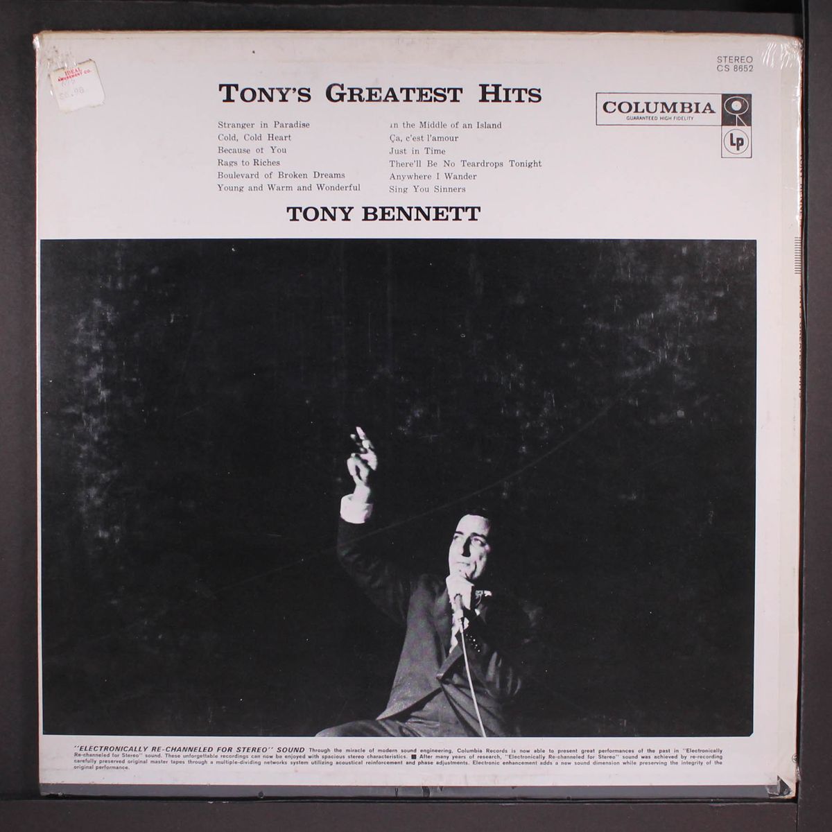 tony's greatest hits by TONY BENNETT