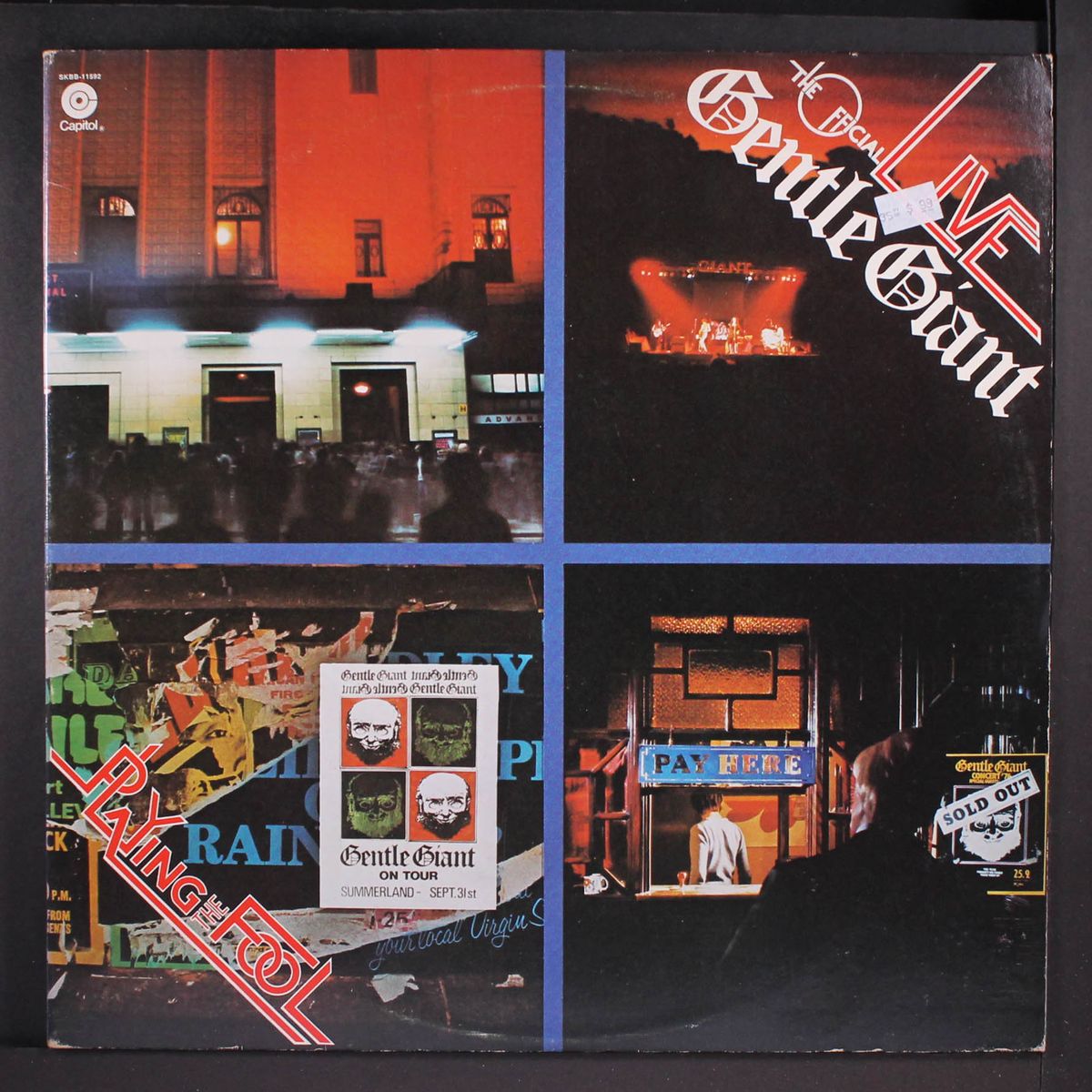 The Official Live (playing The Fool) by GENTLE GIANT | Records By Mail