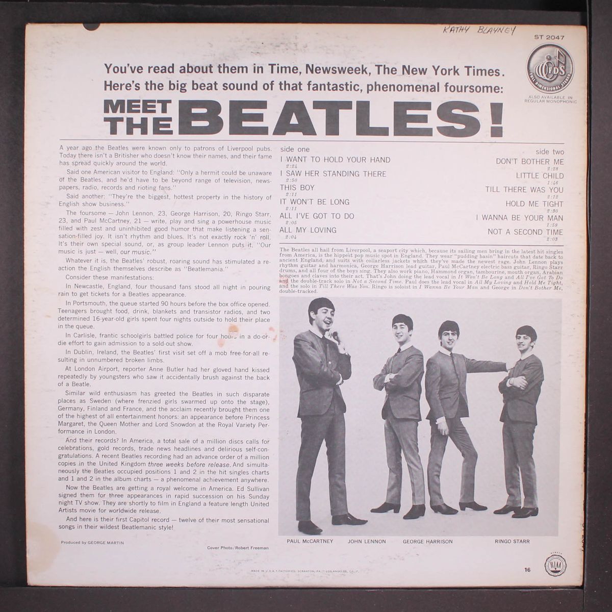 meet the beatles by BEATLES