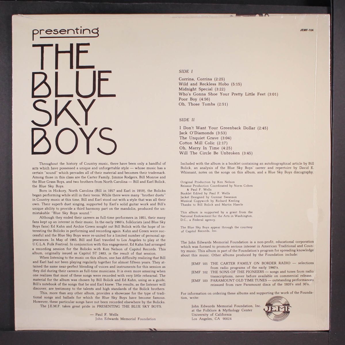 presenting by BLUE SKY BOYS