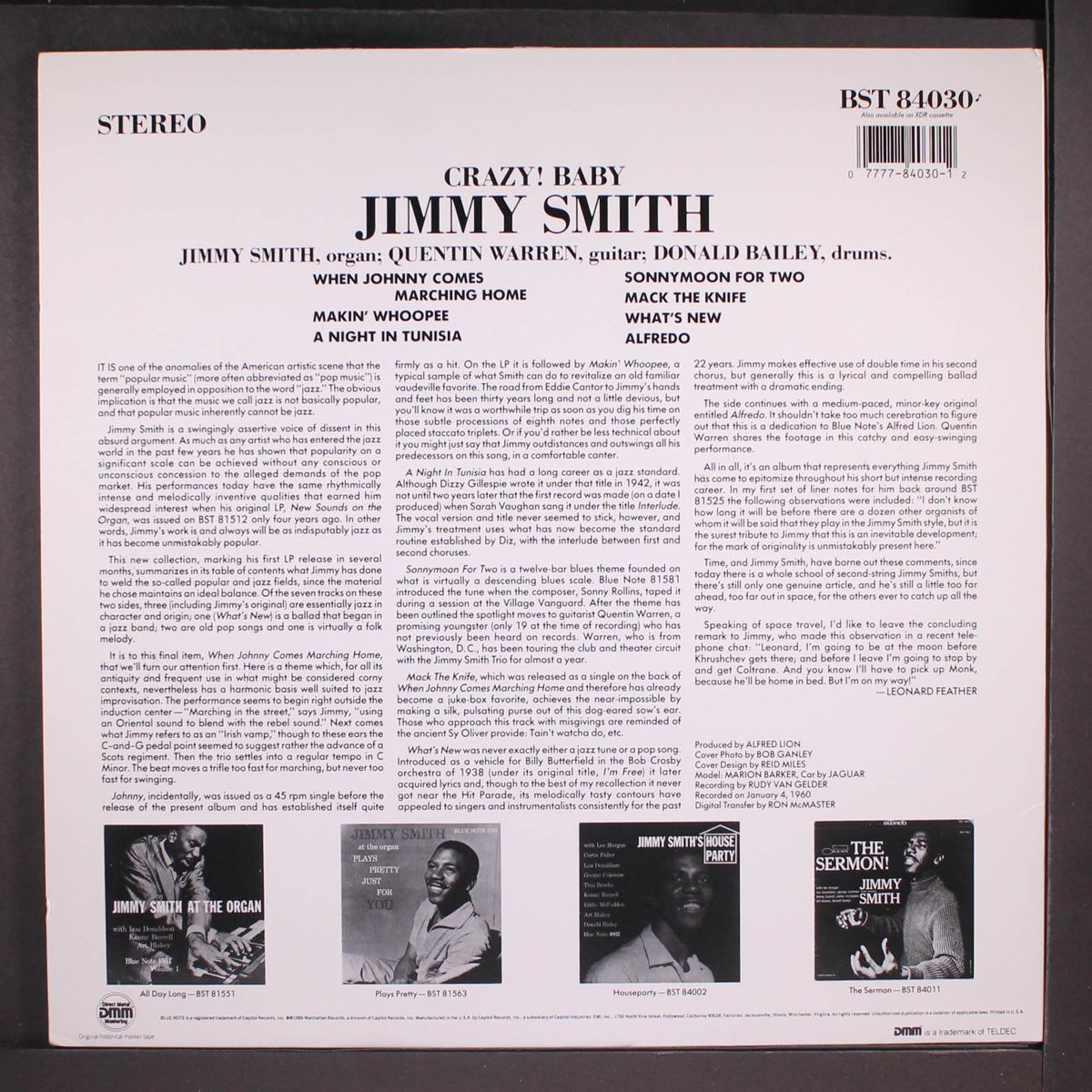 crazy! baby by JIMMY SMITH
