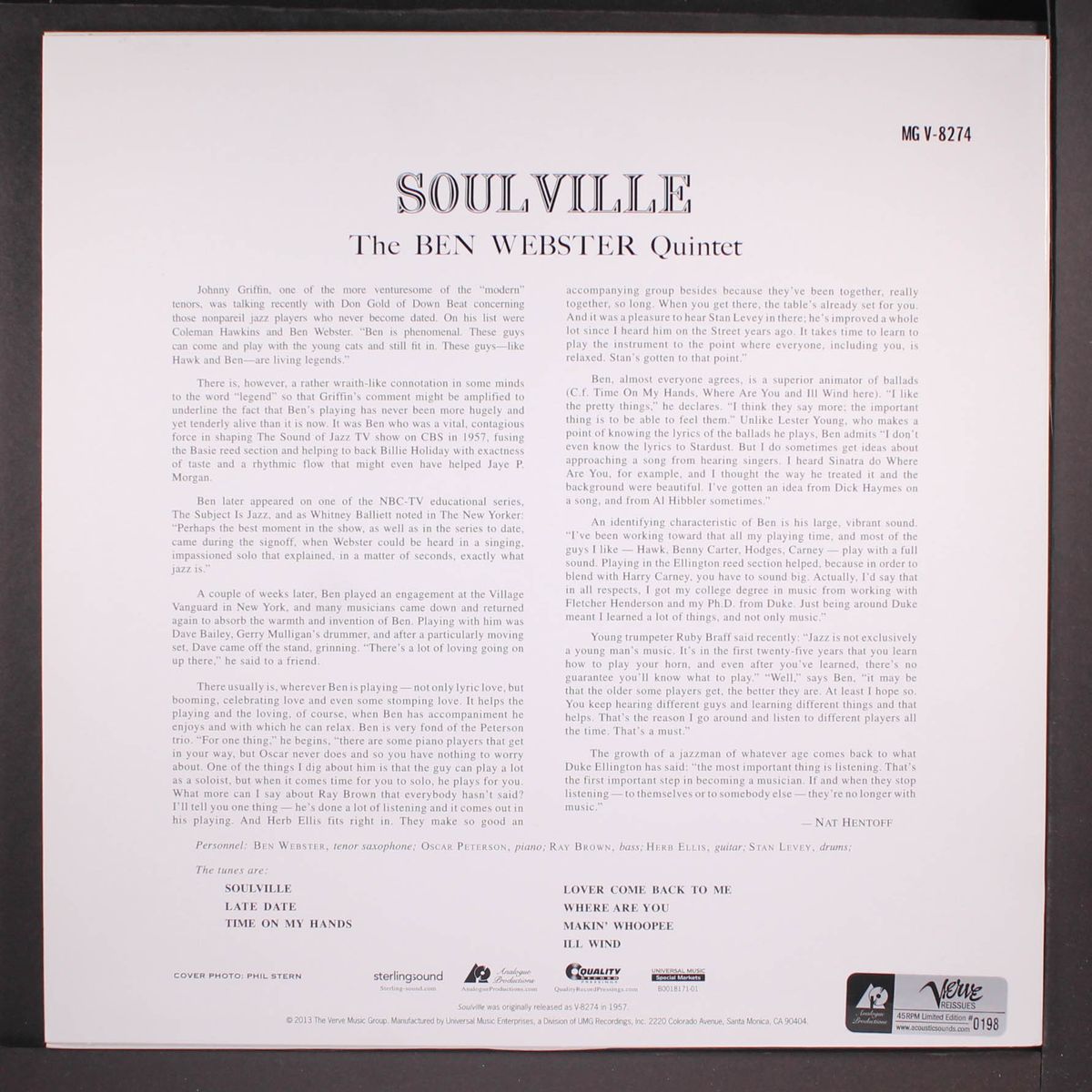 soulville by BEN WEBSTER