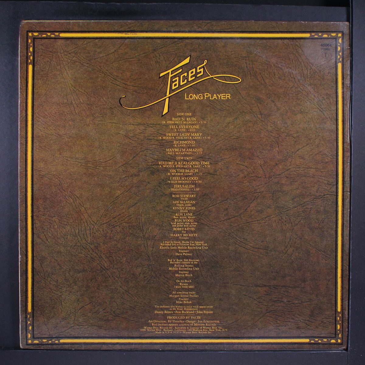 long player by FACES